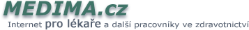 Logo MEDIMA.cz - Internet pro lékaře a další pracovníky ve zdravotnictví